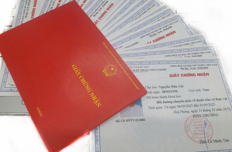 Chứng chỉ hành nghề bán thuốc bảo vệ thực vật